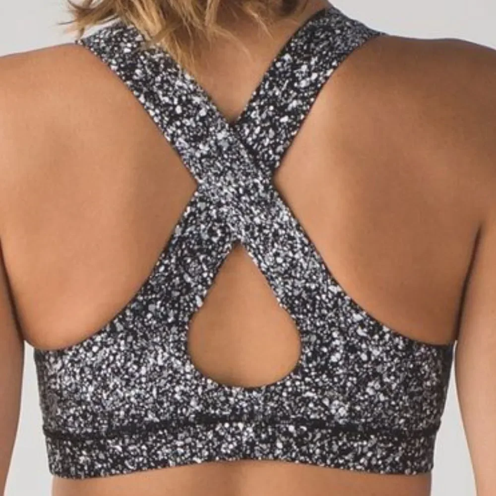 Lululemon All Sport Bra Splatter Reflective